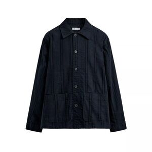 Striped Jacquard Overshirt